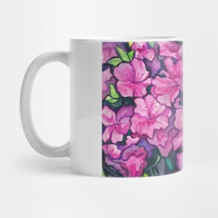 Pink Azaleas In The Garden Mug